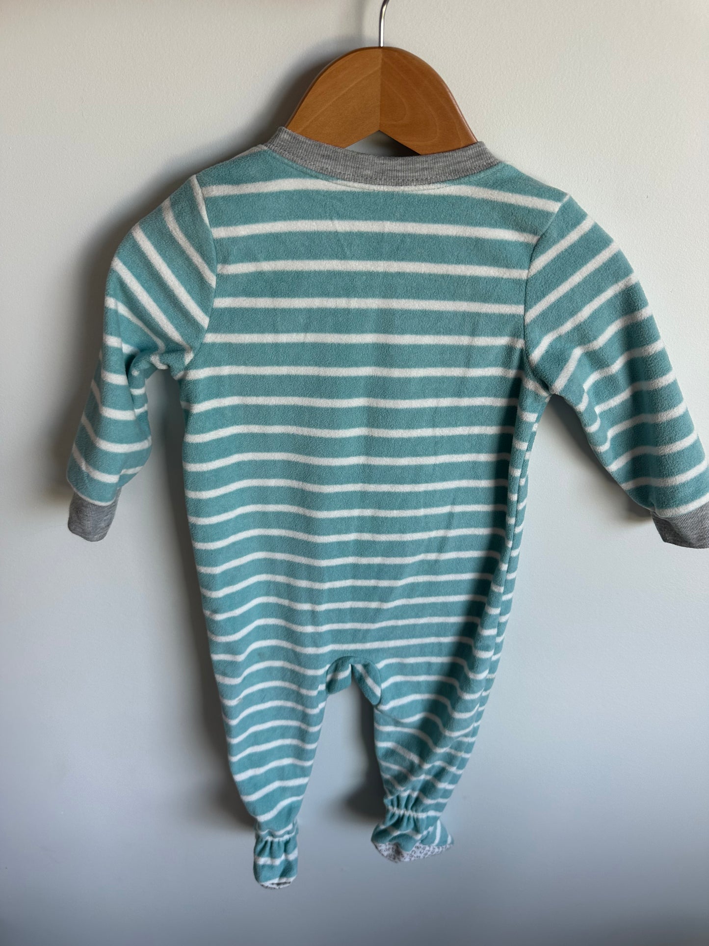 Dino Striped Footed Sleeper / 18m