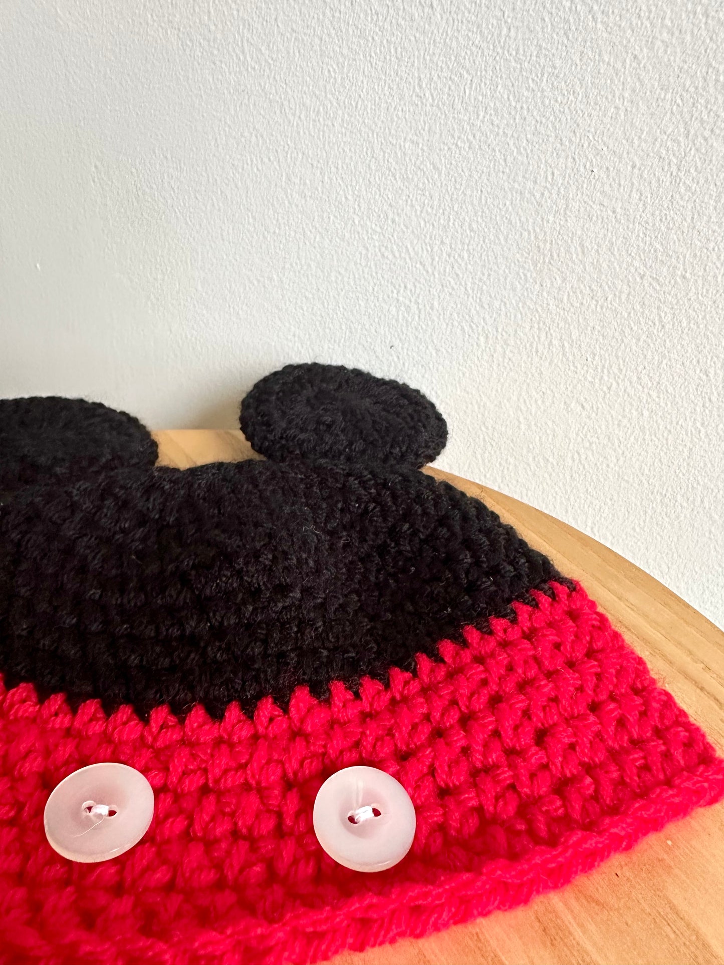 Mickey Handmade Hat / 3-6m?