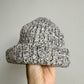 Grey Cable Knit Toque / 0-6m