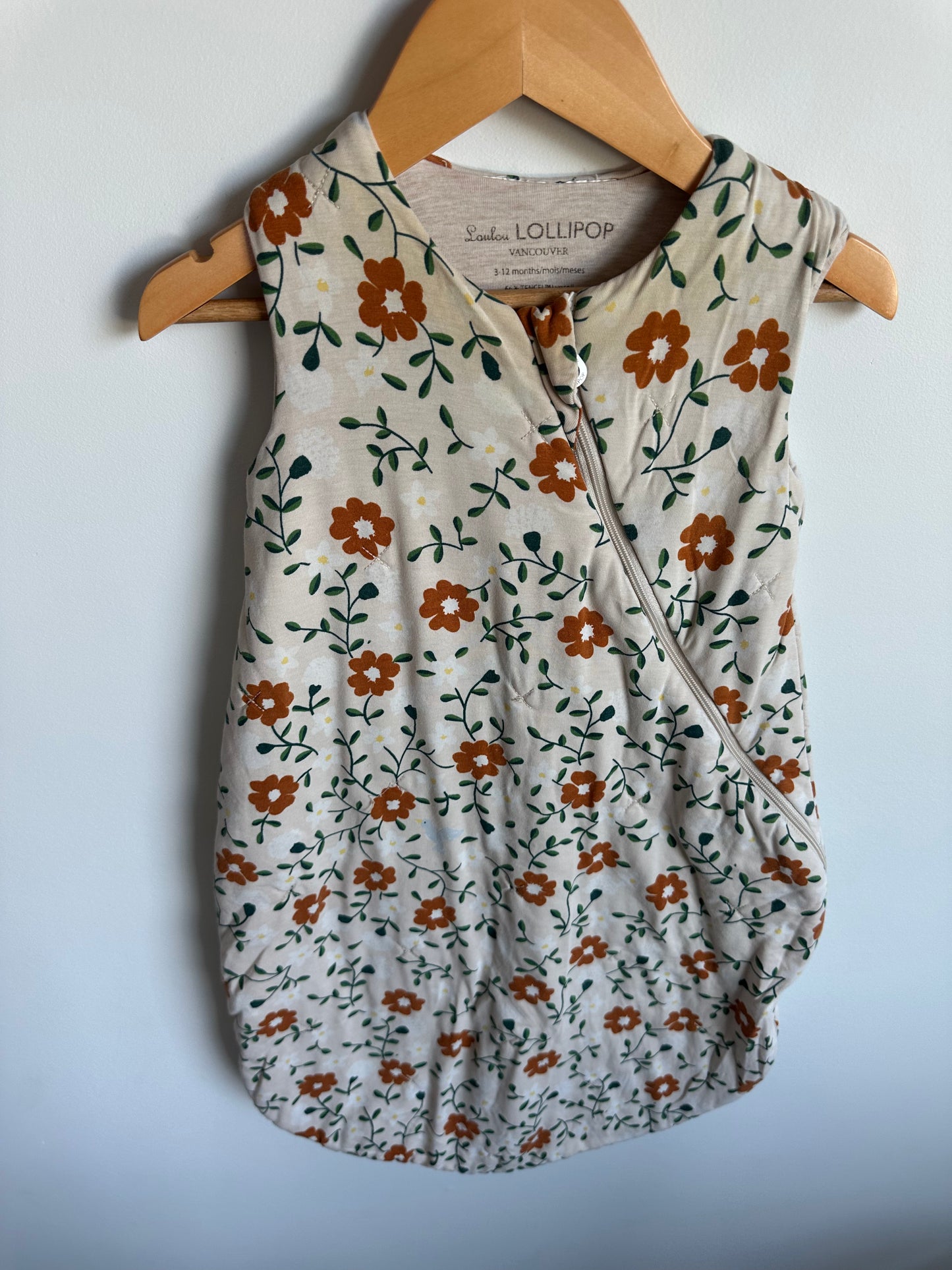 Loulou Lollipop Floral Sleep Sack / 3-12m