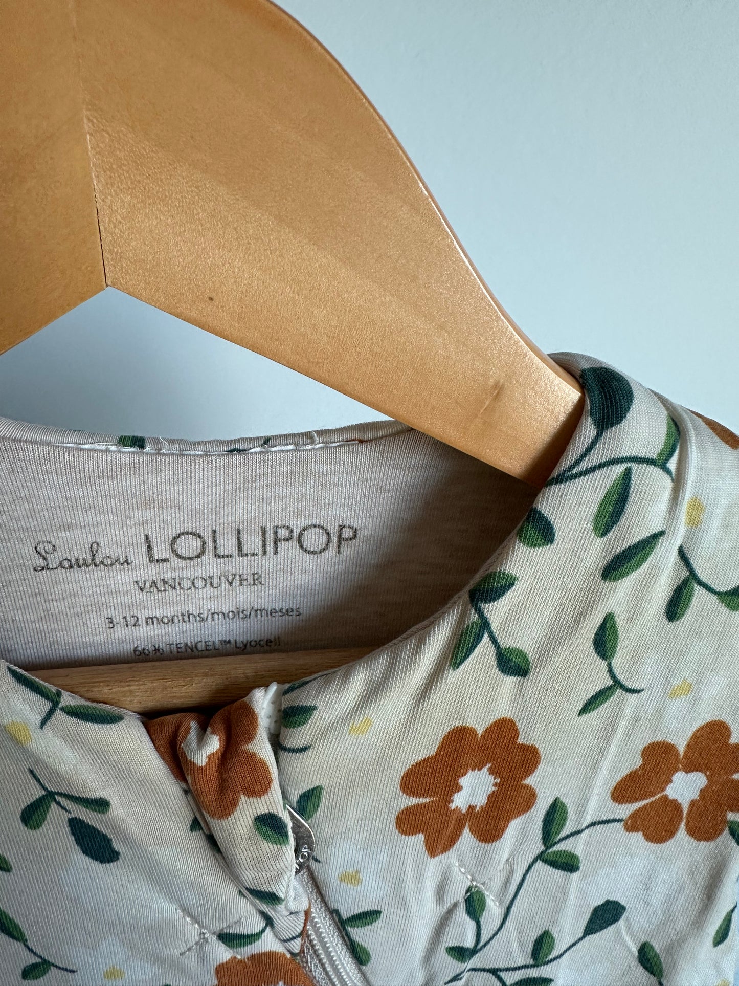 Loulou Lollipop Floral Sleep Sack / 3-12m