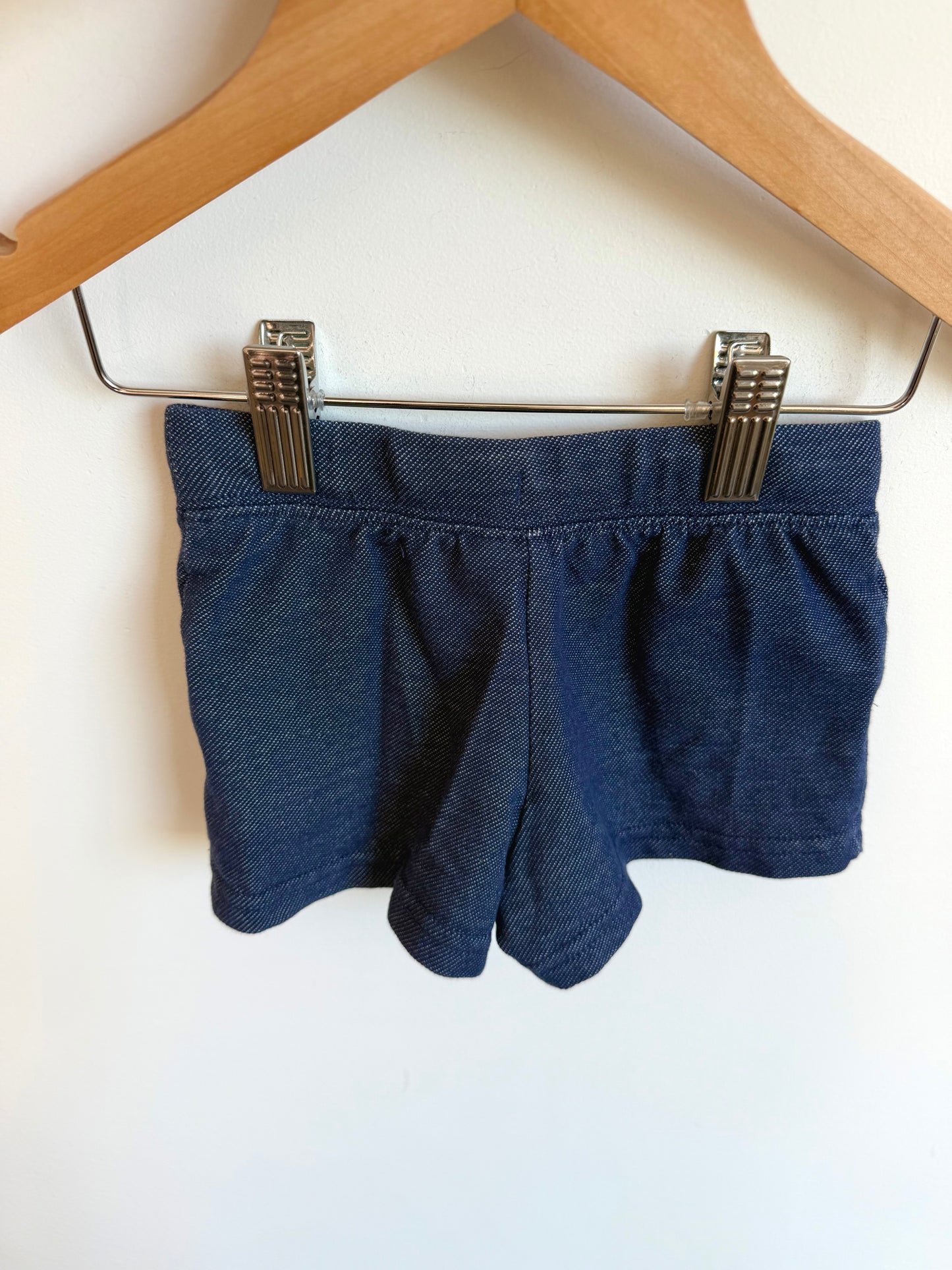 Dark Denim Like Drawstring Shorts / 12m