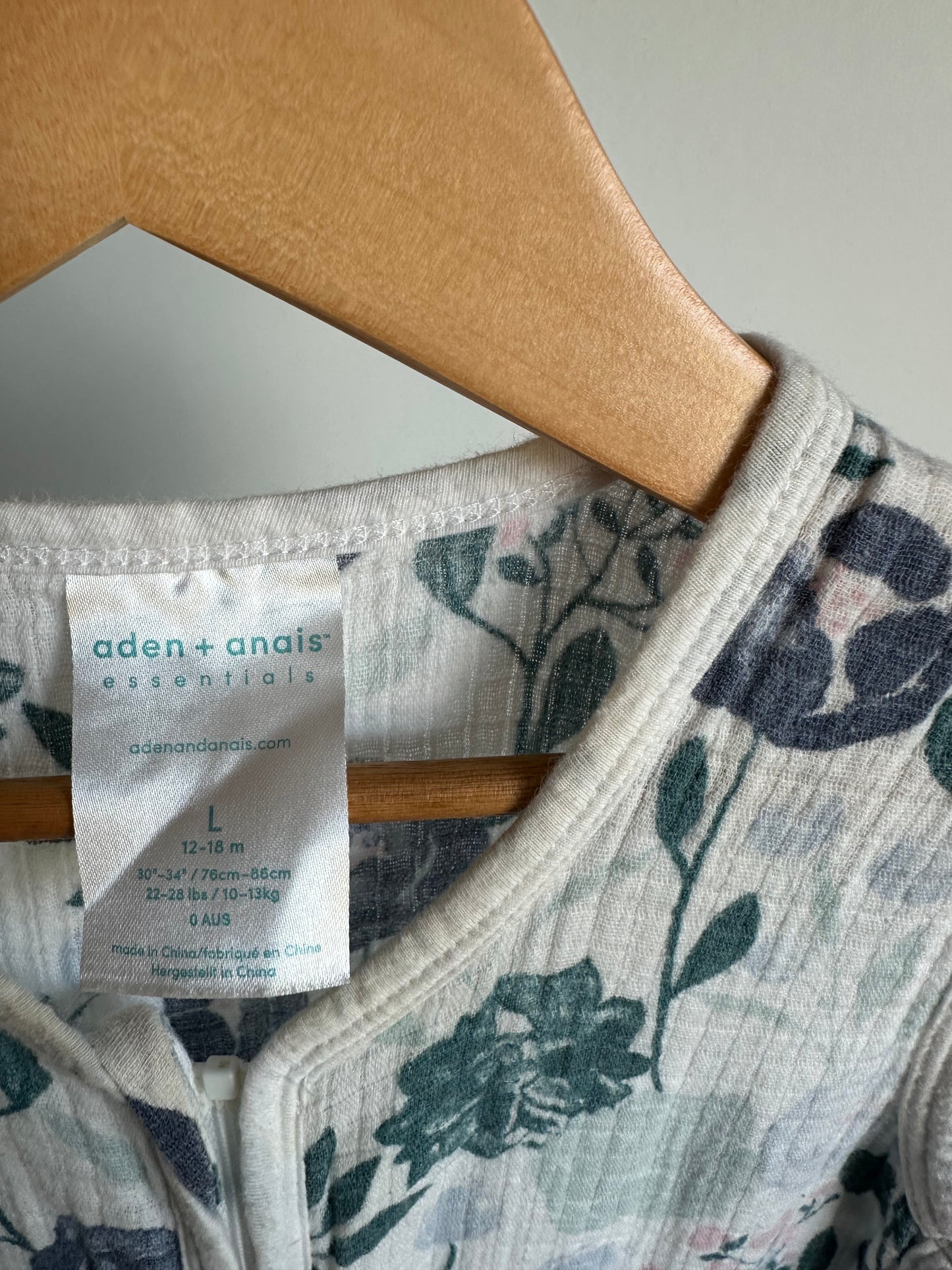 Water Color Floral Sleep Sack / 12-18m