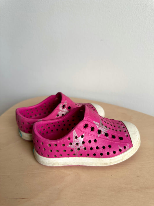 Native Star Pink Slide On Shoes / Size 5 Toddler