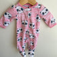 Newborn Fleece Panda Sleeper / 0m
