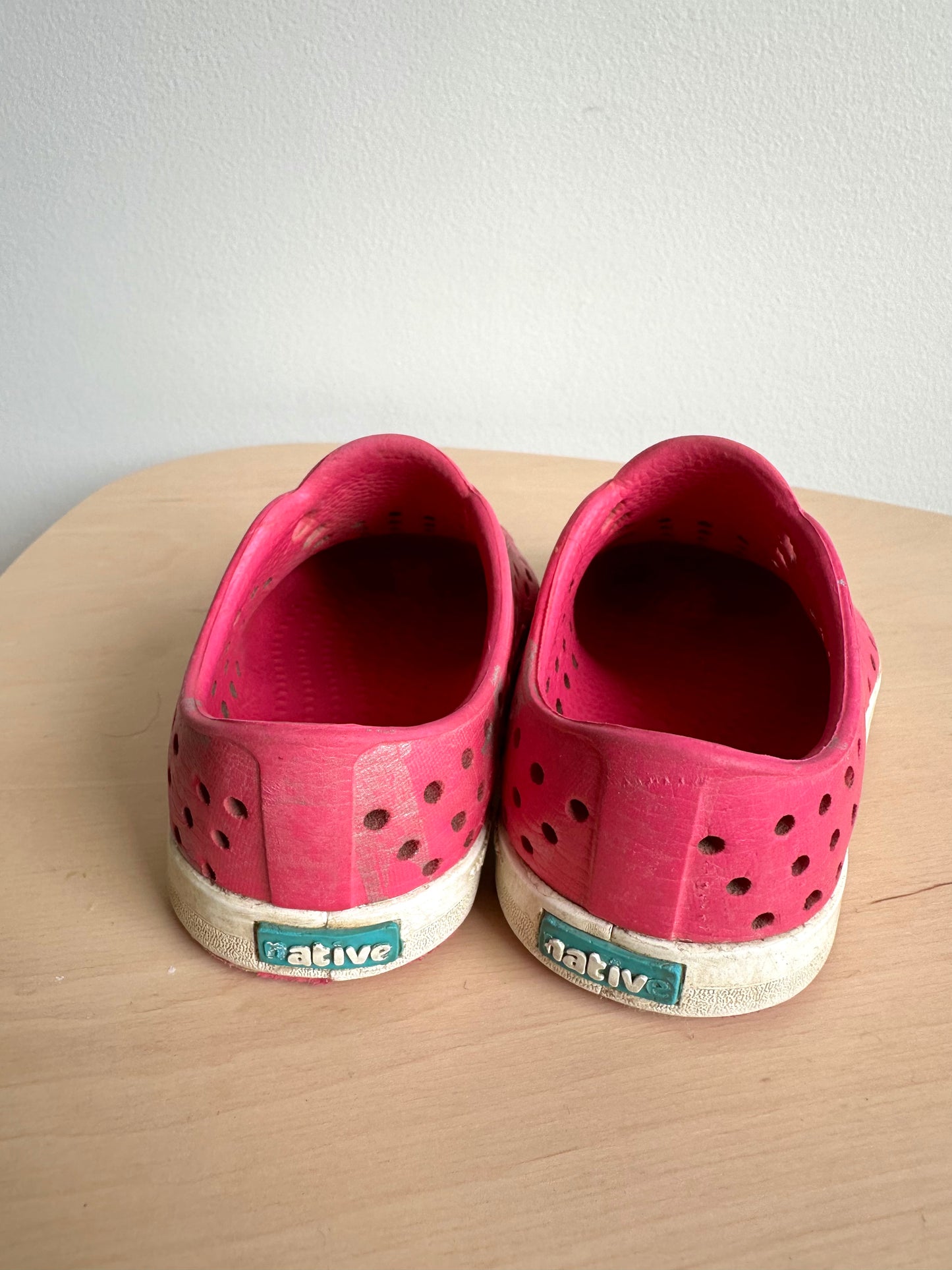 Native Star Pink Slide On Shoes / Size 5 Toddler