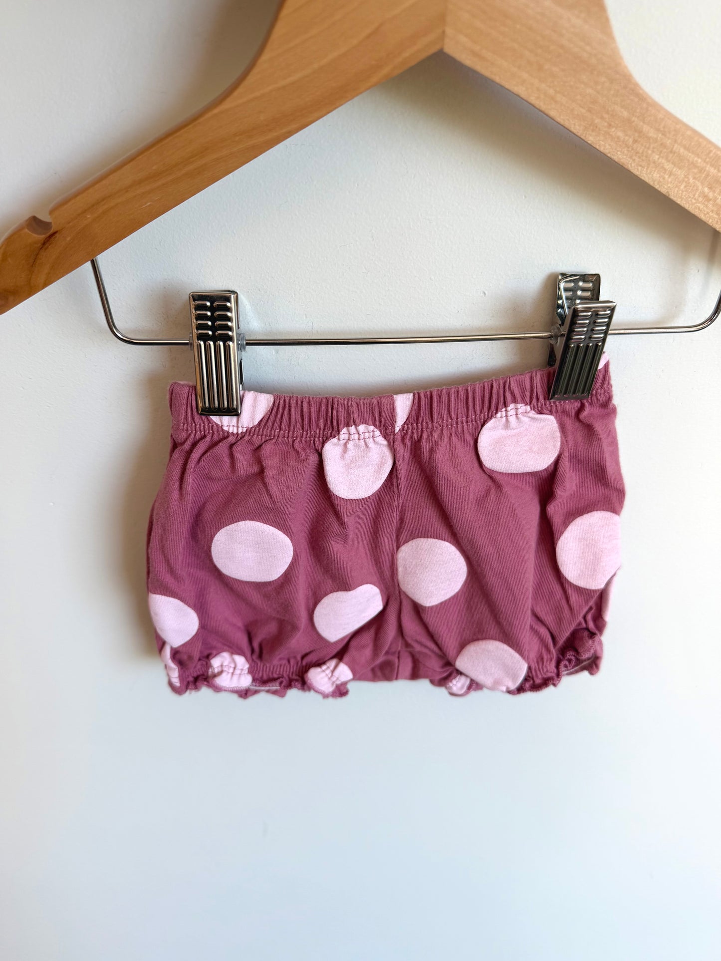 Pink Dot Bubble Shorts / 9m