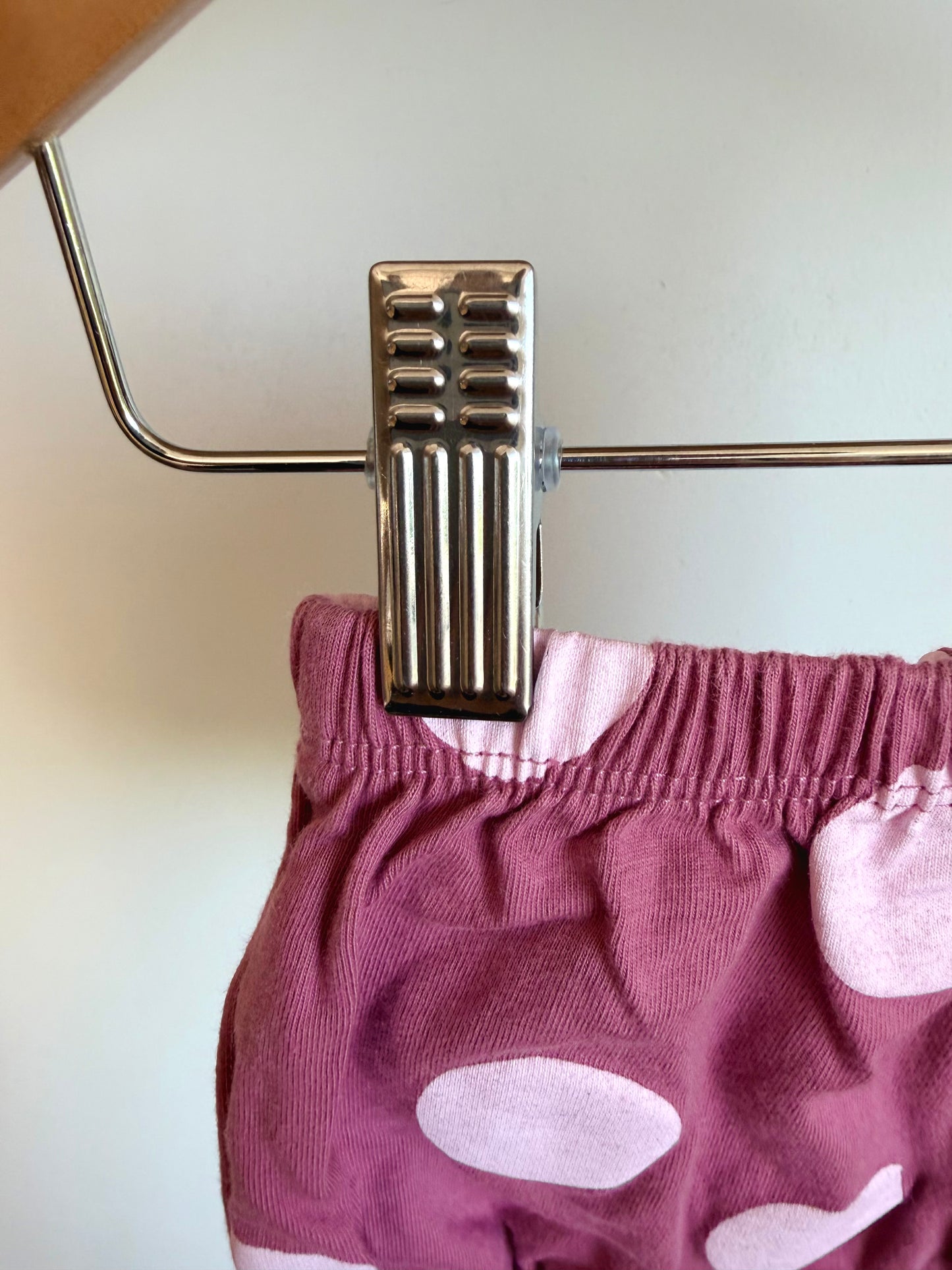 Pink Dot Bubble Shorts / 9m