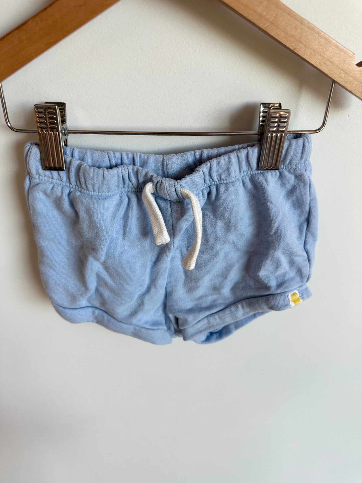 100% Organic Cotton Blue Shorts / 12-18m