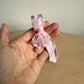 Pink Lace + Bow Headbands / 6m?