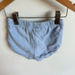 100% Organic Cotton Blue Shorts / 12-18m