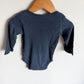 Blue Long Sleeve Bodysuit / 12m