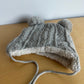Jan & Jul Strap Grey Ear Toque / 0-6m