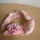 Pink Lace + Bow Headbands / 6m?