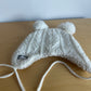 Jan & Jul Strap White Ear Toque / 0-6m