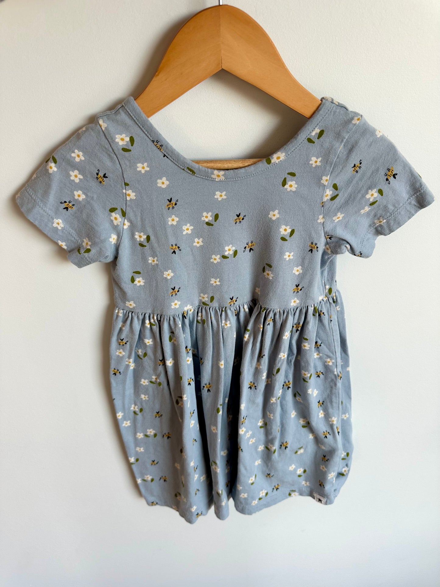 Blue Bumble Bee Dress / 3-4T