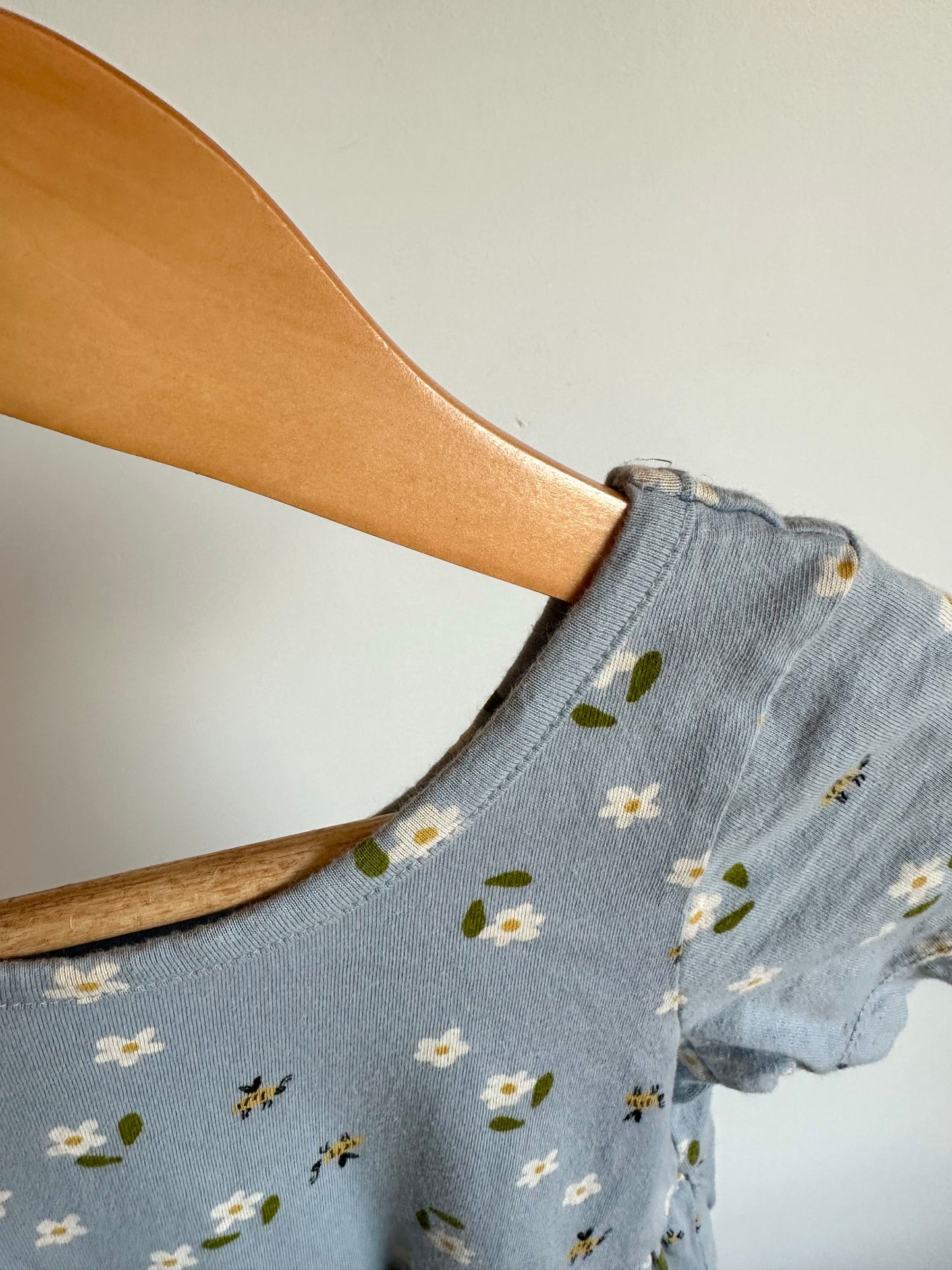 Blue Bumble Bee Dress / 3-4T