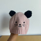 Animal Face Pink Toque / 6-12m