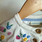 Strawberry Embroidered Cardigan / 3-4T