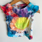 Mayoral Tie Dye Ruffle Top / 6 years