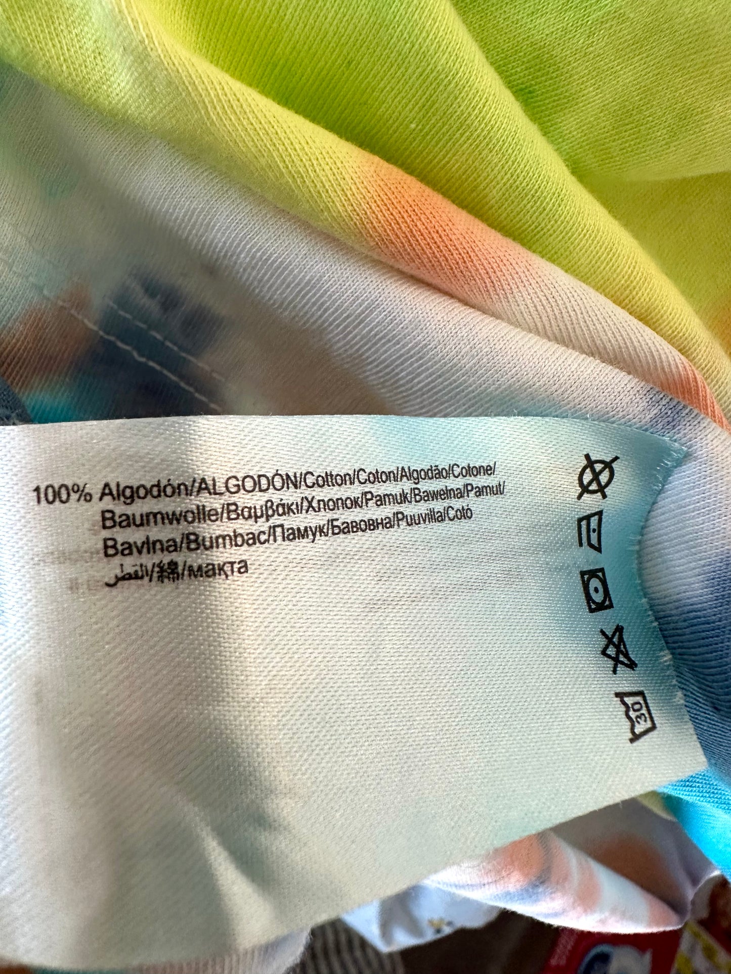 Mayoral Tie Dye Ruffle Top / 6 years