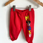 Vintage Mouse Red Joggers / 2T