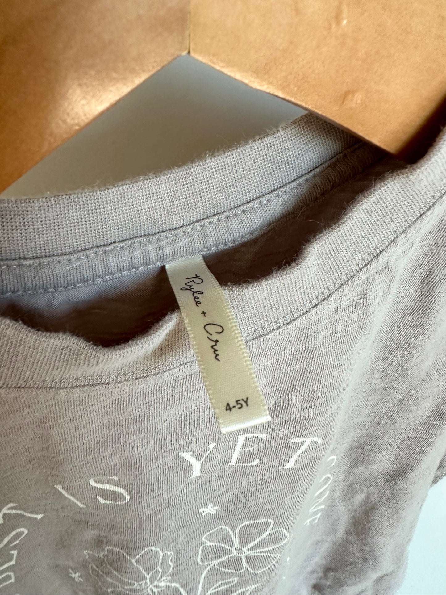 Rylee + Cru Best is Yet to Come Boxy T-shirt / 4-5 years