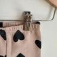 Fleece Heart Pants / 12m