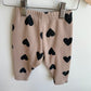 Fleece Heart Pants / 12m