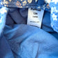 Ladybug Floral Blue Overall Romper / 12m