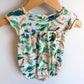 Palm Tree Bubble Romper / 12-18m