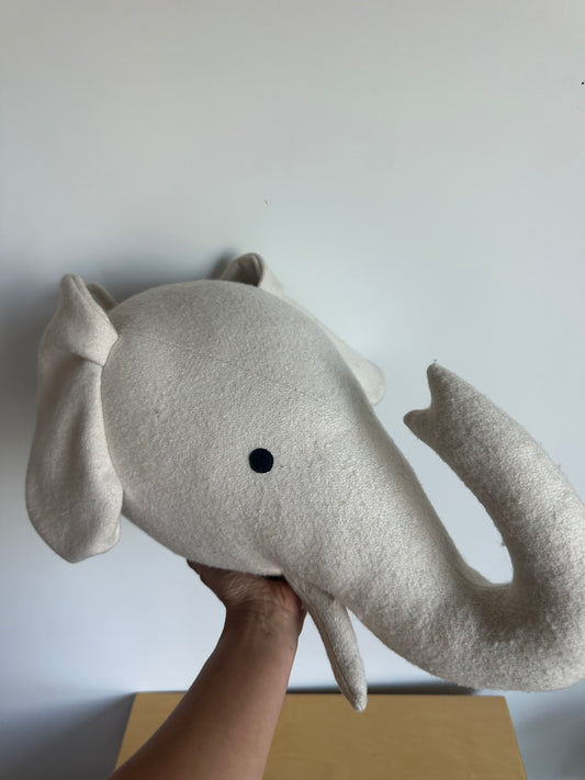 Elephant Head Wall Hanging (No Shipping)