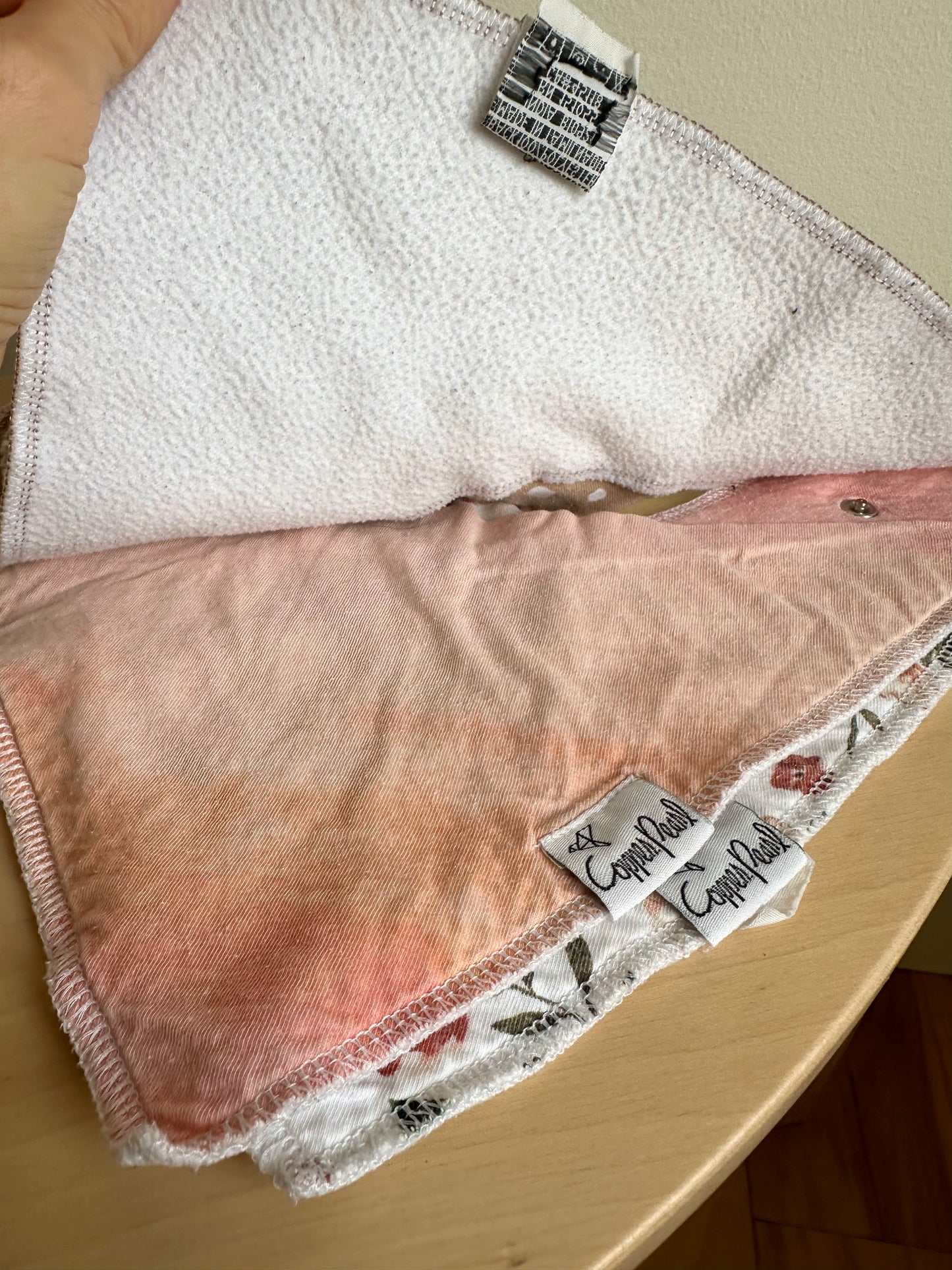 Copper Pearl Bibs (3) / 6-18m