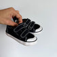 H&M Black and White Velcro Shoes / Size 2-3 Infant