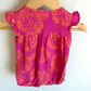 Fuchsia Floral Romper / 9m