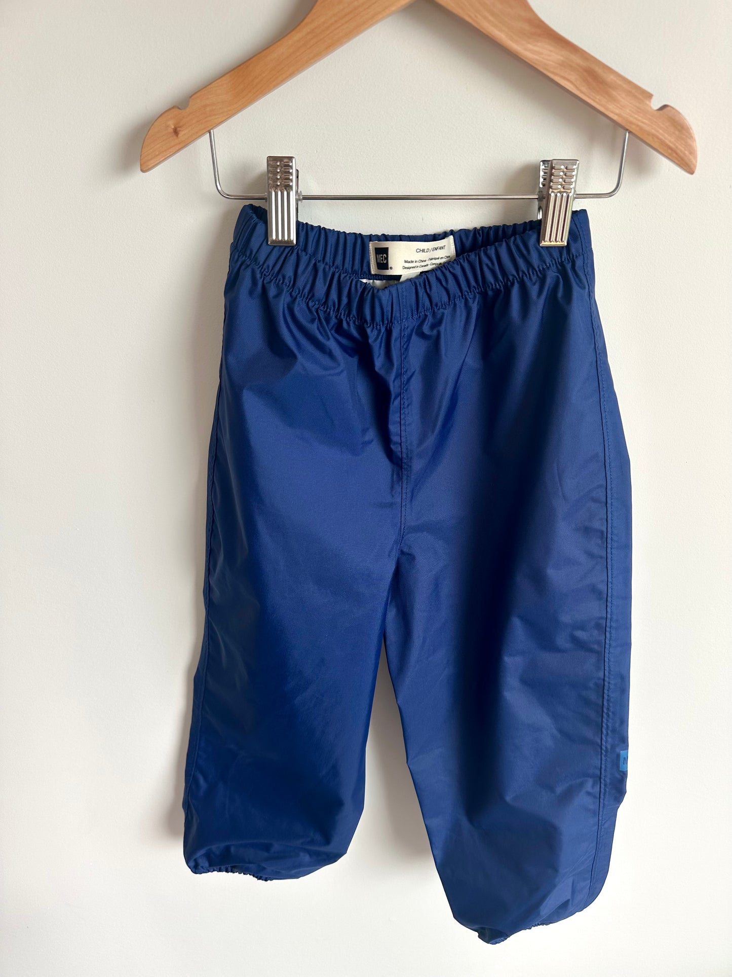 MEC Blue Rain Pants / 5 years