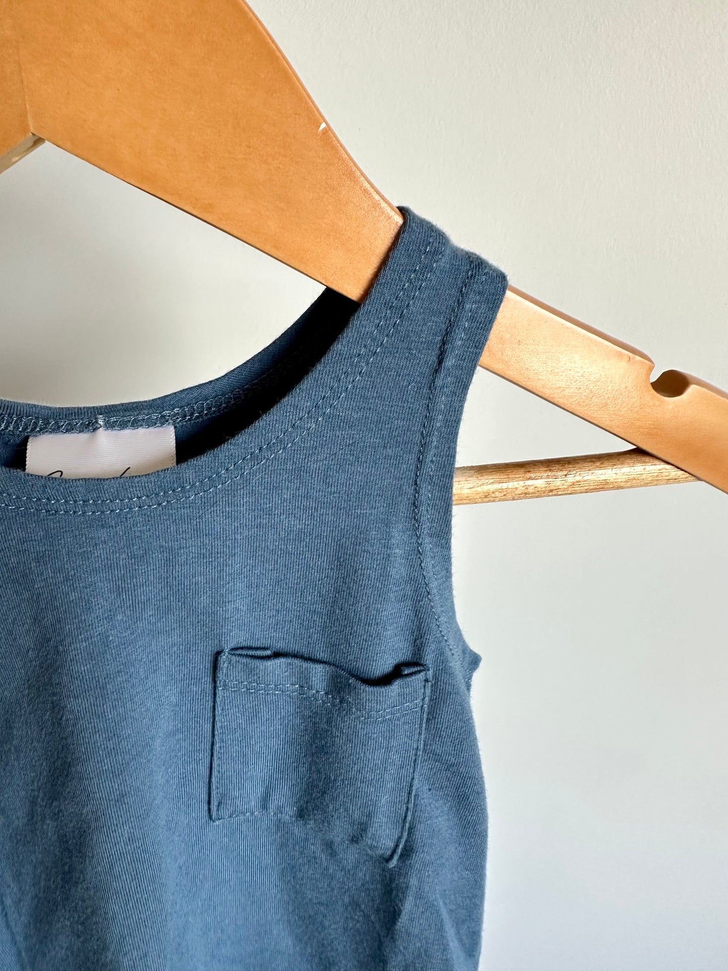 Jax + Lennon Cobalt Blue Tank Top / 0-6m