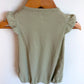 Sage Ribbed Romper / 12m