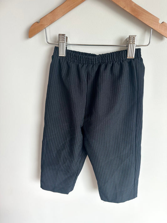 Pin Stripe Formal Dark Slacks / 24m?
