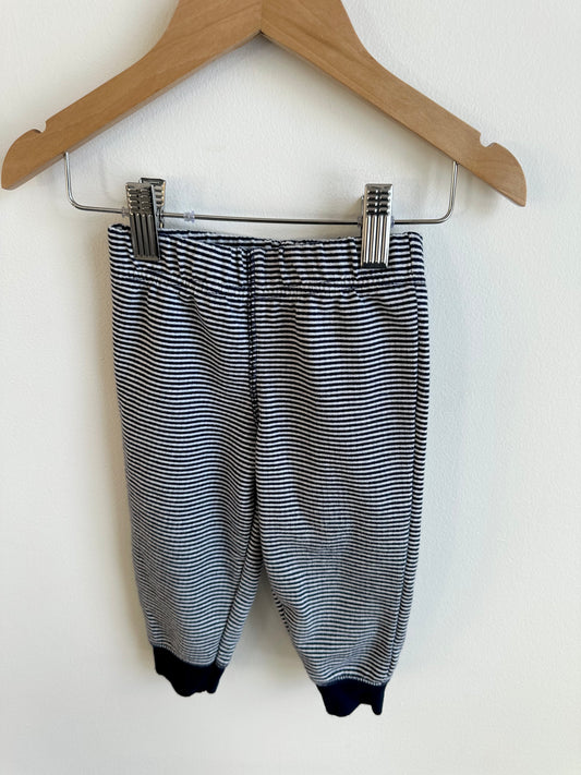 Blue Striped Pants / 12m