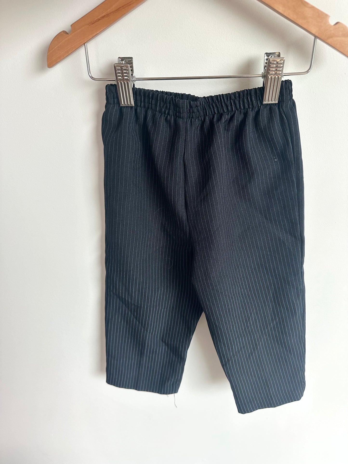 Pin Stripe Formal Dark Slacks / 24m?