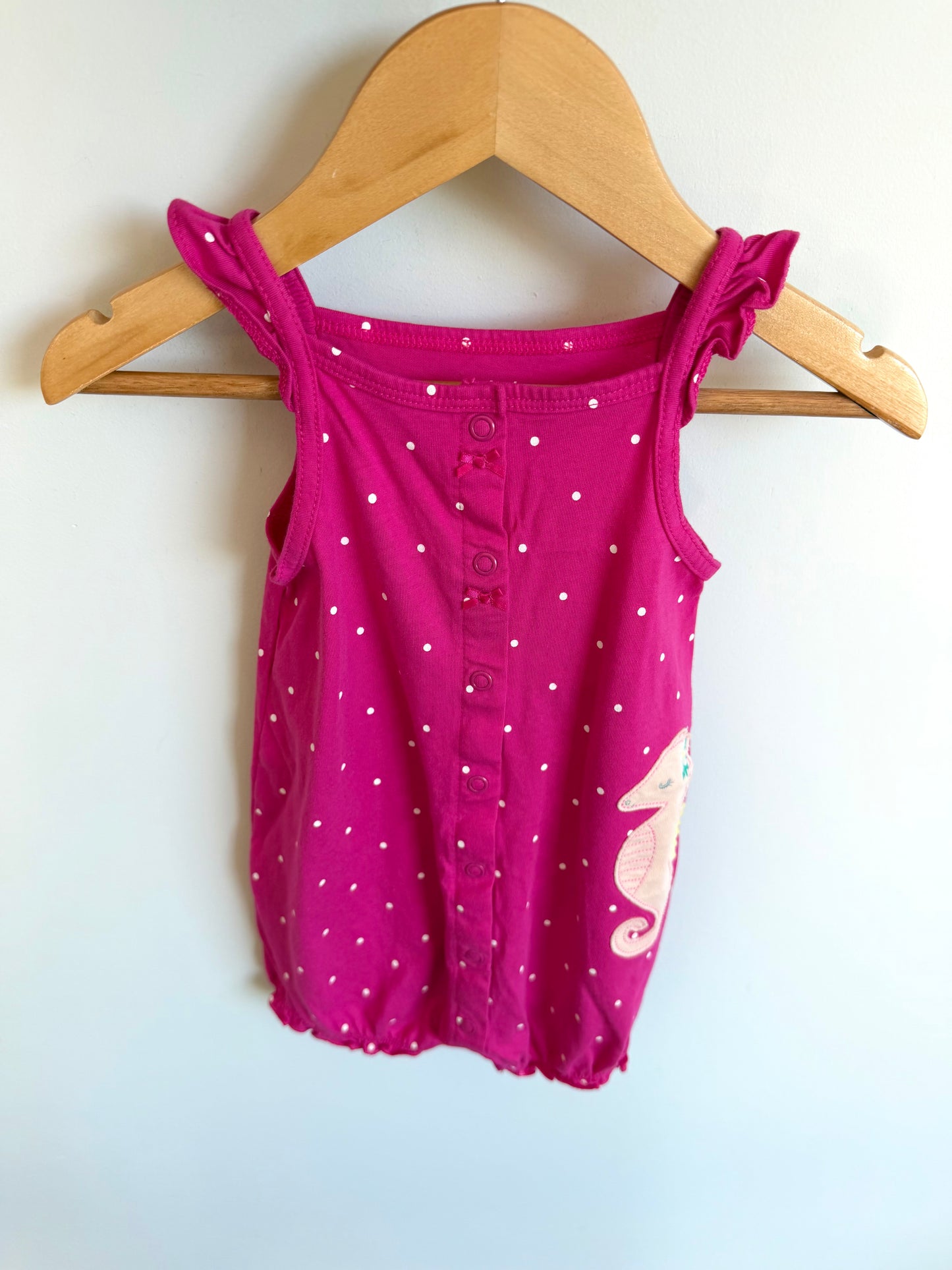 Seahorse Romper / 12m