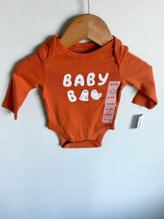 Baby Boo Bodysuit (With Tags) / 0-3m