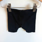Black Lace Hem Shorts / 6-12m