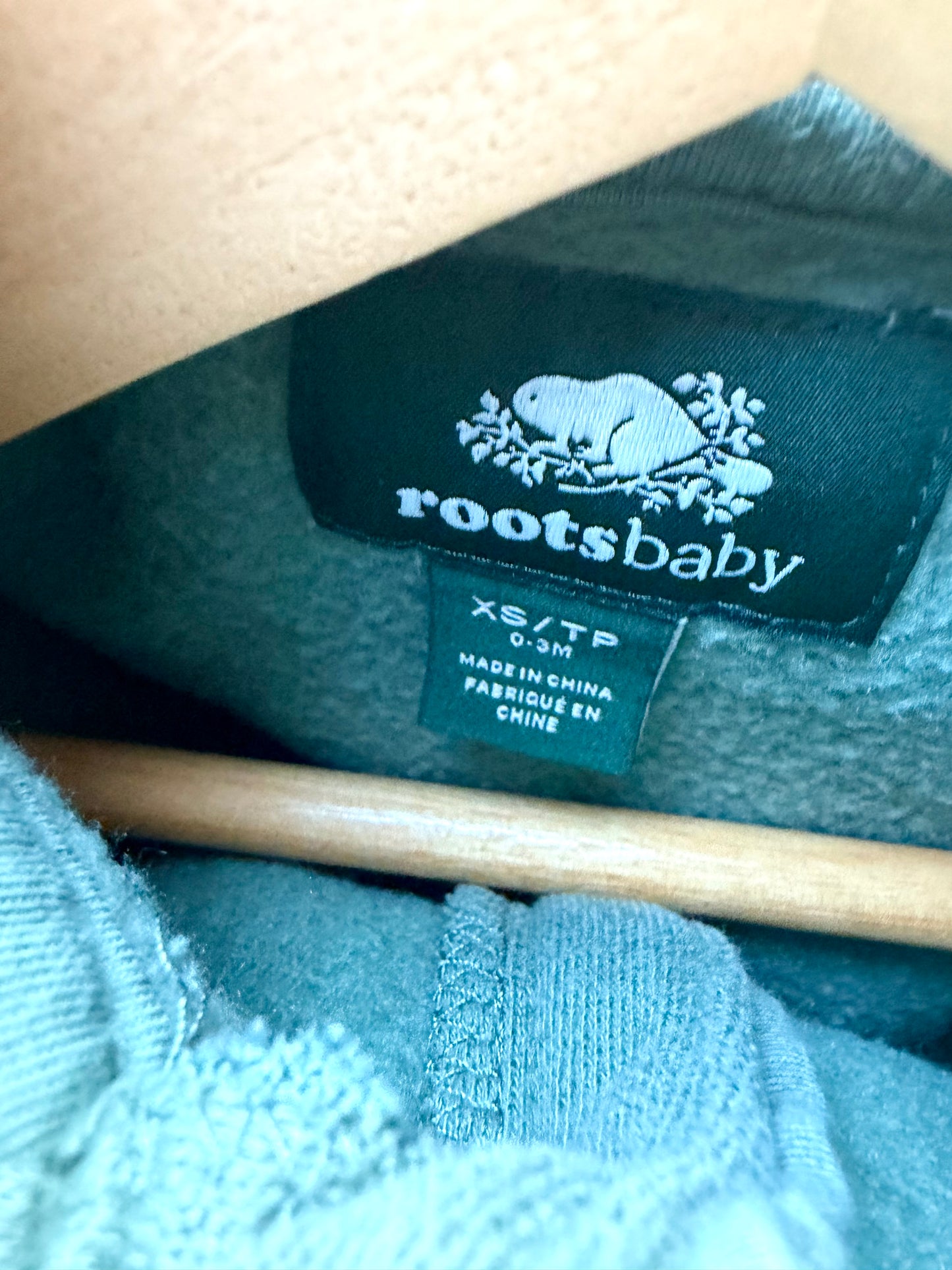 Roots Sage Zip Hoodie / 0-3m