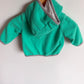Green Heart Zippered Sweater / 3m
