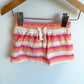 Peach + Purple Striped Skirt / 12m