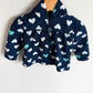 Heart Zipper Hoodie / 6-12m