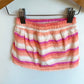 Peach + Purple Striped Skirt / 12m