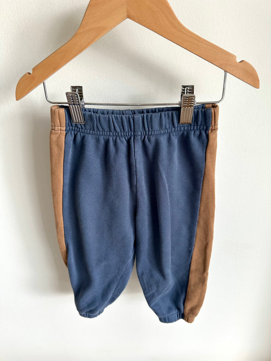Blue with Rust Stripe Pants / 18-24m